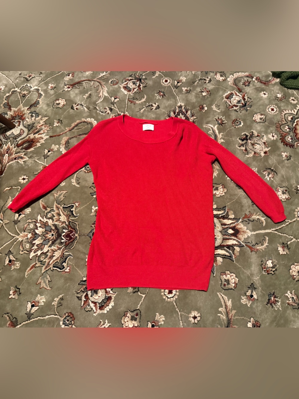 Red Women's Crewneck Sweater- Wilfred